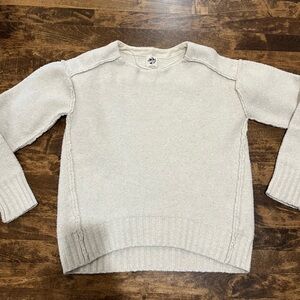 We The Free Cream Crew Neck Sweater